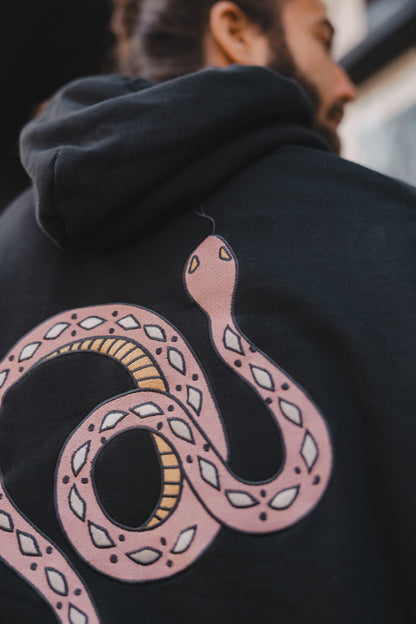 Signature Snake Stitched Hoodie
